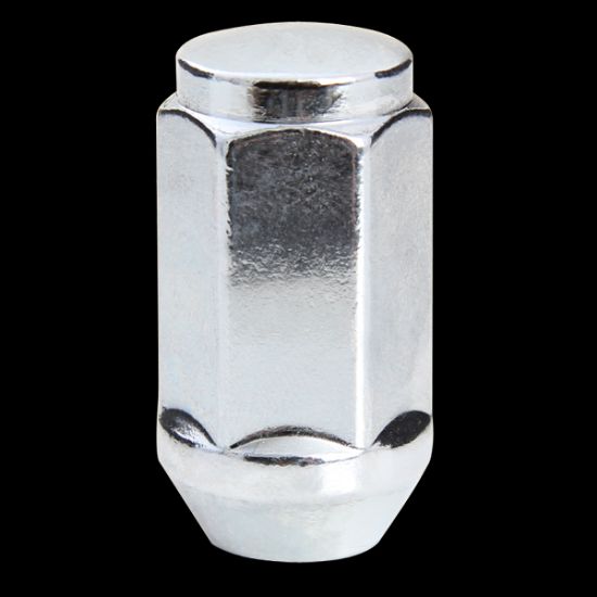 Image sur Closed End Nuts Kit (24 Pcs) - 14x2.0mm - Conical - Chrome